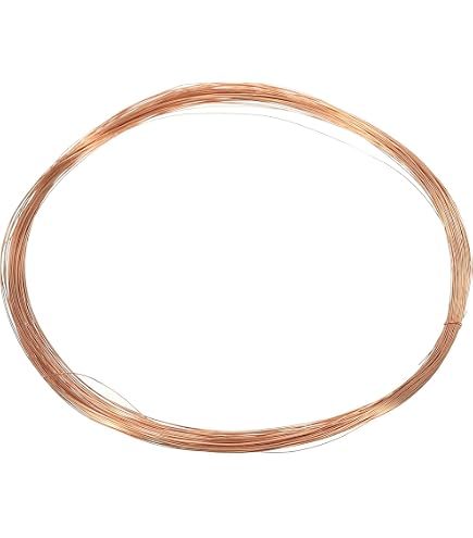 Fil De Cuivre Nu Solide - 100 Mètres - Calibre 28 (0,3 Mm) - Pour Bijoux, Jardinage, DIY
