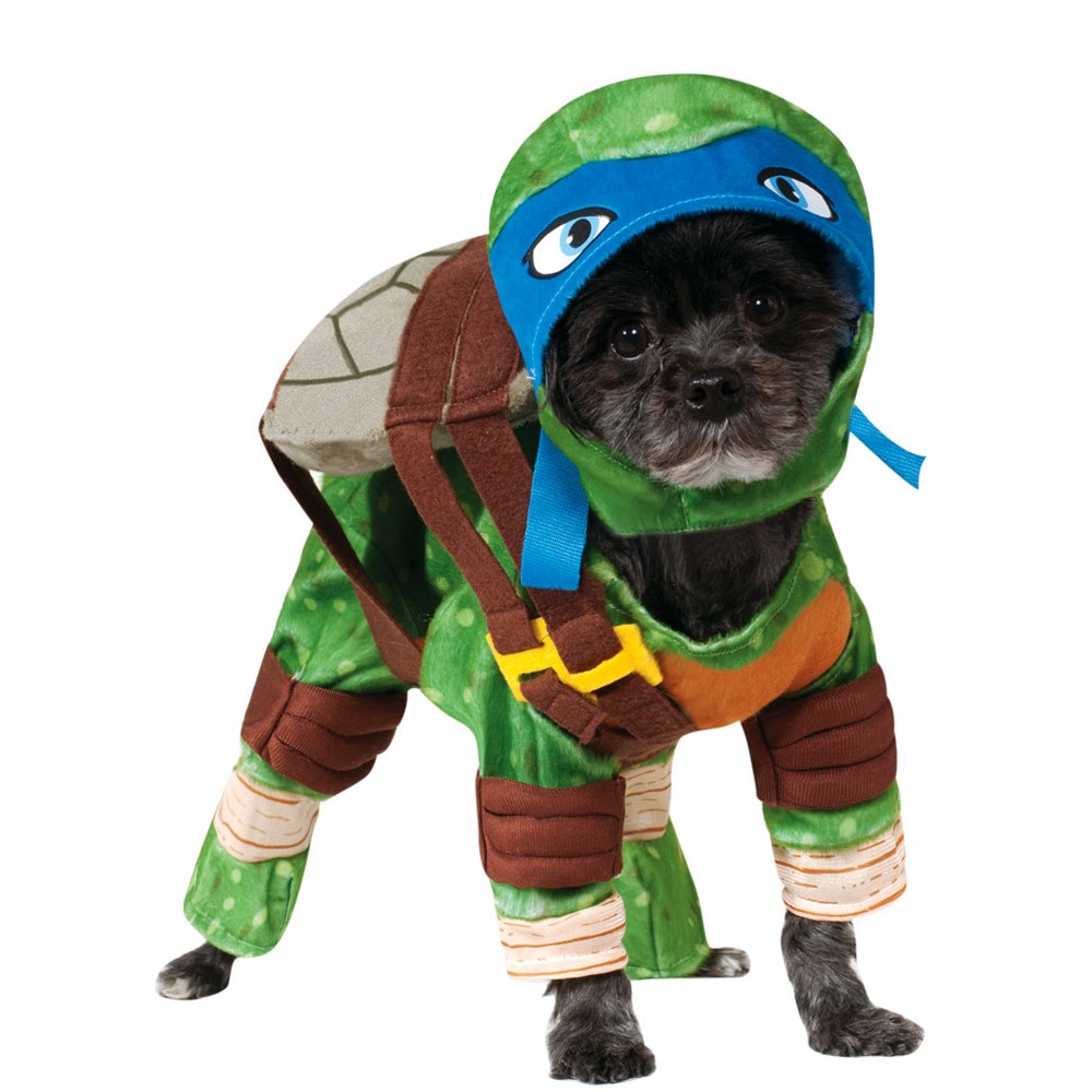 Rubies Official Pet Dog Costume, Leonardo, Medium, Teenage Mutant Ninja Turtles