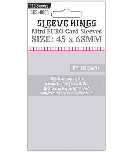 mayday mini euro card sleeves Mayday Premium Mini Euro Card Sleeves (50) main image 1