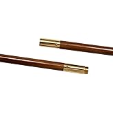 FRF FLAG Indoor Flagpole 8 FT, Wood Flagpole Dark Brown, Oak Flag Pole, Fits Indoor Flag Sets and Display Sets