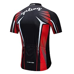 Cycling Jersey Men, Summer Short Sleeved Bike