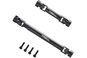 Treal SCX24 Harden Steel Driveshaft Splined Drive Shafts for SCX24 Gladiator AXI00005T