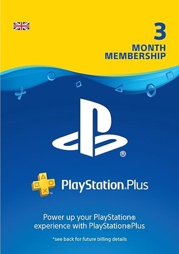 PlayStation Plus: 3 Month Membership | PS4 | PSN Download Code - UK account
