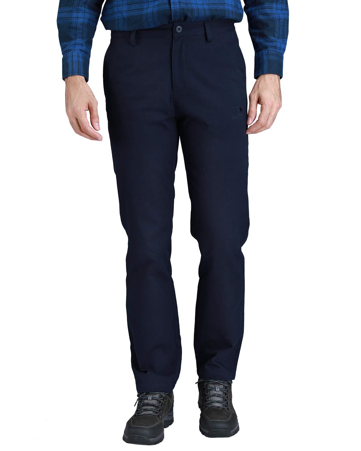 CAMEL CROWN Men\'s Outdoor Work Pants Relaxed Fit Cargo Pants Wrinkle Resistant