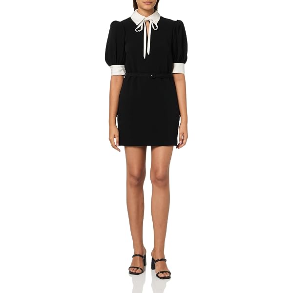 Amazon.com: Maison Jules Womens Lace Contrast Shirt Dress, Black, Large :  Clothing, Shoes & Jewelry