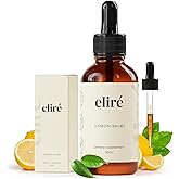 Organic Lemon Balm Drops (10:1) – Alcohol-Free Extract with only 3 Ingredients – Gentle After-Meal Digestive Comfort and Occasional Bloat Relief – Mix in Tea – Organic, Kosher, Non-GMO – 1 fl oz