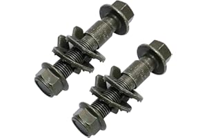 SUNNER THINKEN 2Pcs 16mm Adjustable Camber Correction Alignment Kit for Front Wheels Cam Bolts for Chevrolet for Ford for Honda for Buick for Cadillac for Kia 81280