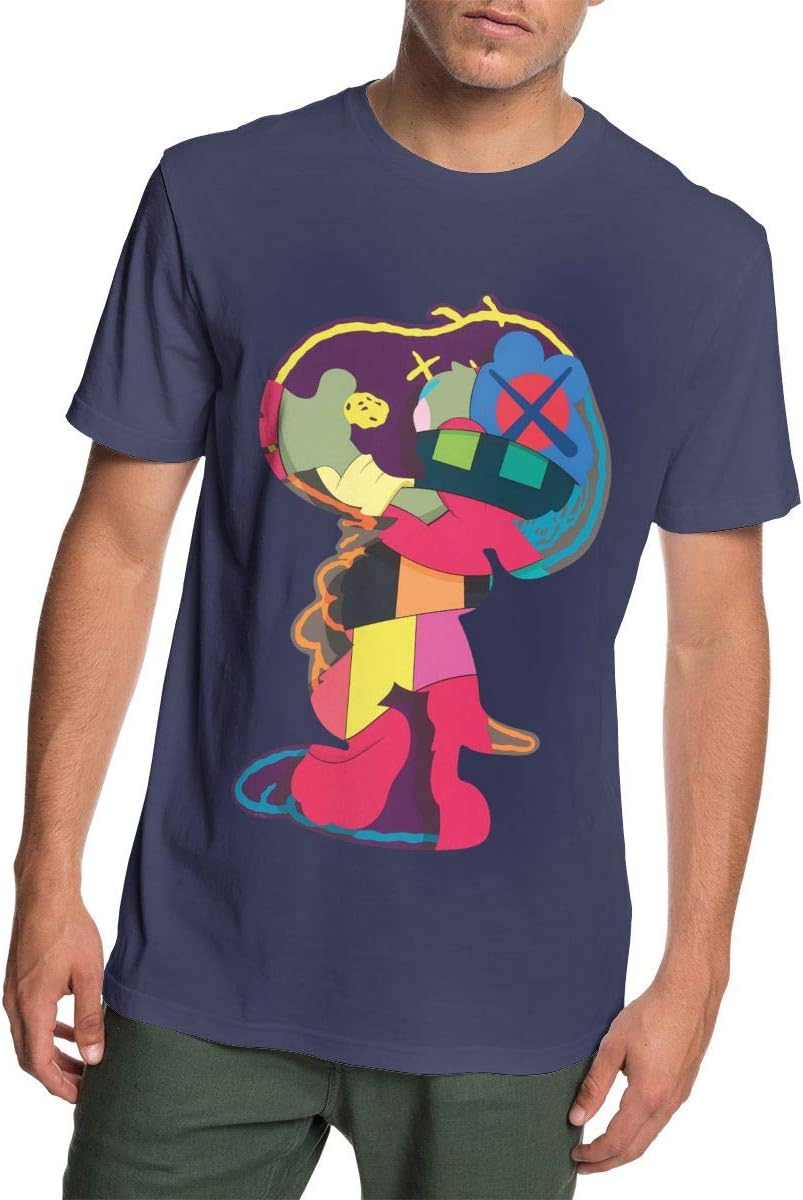ANANBoyle Men's KAWS Cotton Clothes Short Sleeve T Shirt Cool Tee Tank