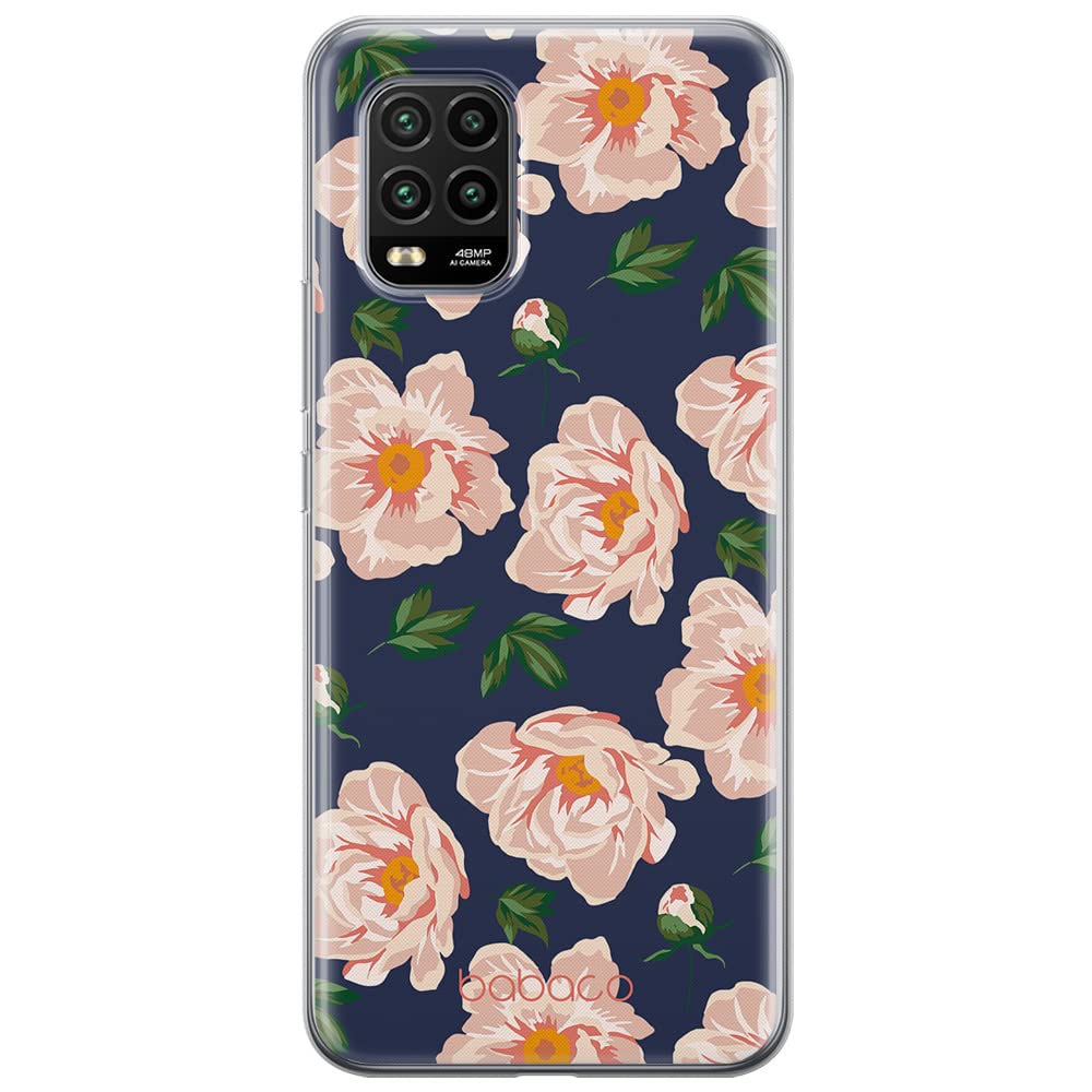 Babaco ERT GROUP mobile phone case for Xiaomi MI 10 LITE original and officially Licensed pattern Flowers 014 optimally adapted to the shape of the mobile phone, case made of TPU