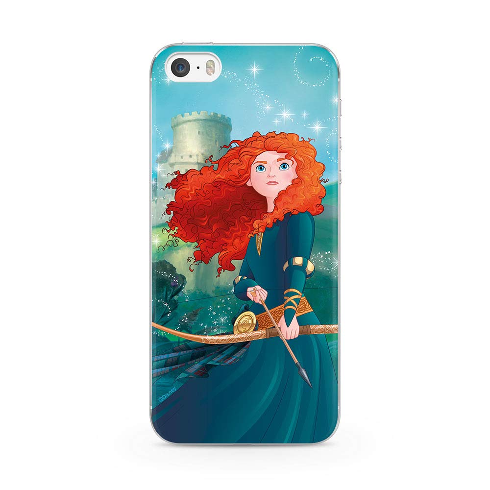 ERT GROUP Mobile Phone Cases, Phone Cover Case for Apple Iphone 5/5S/SE Original and Officially Licensed Disney Pattern Merida 002 Optimally Adapted to the Shape of the Mobile Phone, Case Made of TPU