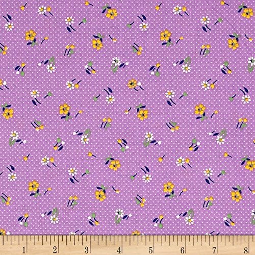 Marcus Brothers Judie Rothermel Aunt Grace Basket Of Scraps Purple Fabric By The Yard