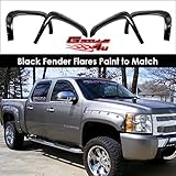 Offroader Socket Rivet Style Fender Flares 2007-2013 Chevy Silverado 1500