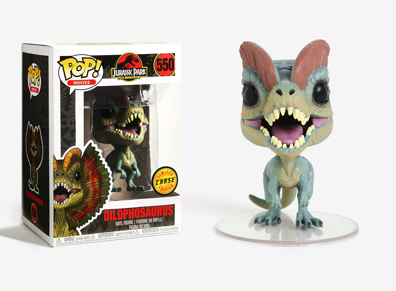Funko 26736x Pop! Jurassic Park - Dilophosaurus Chase Pop! Vinyl