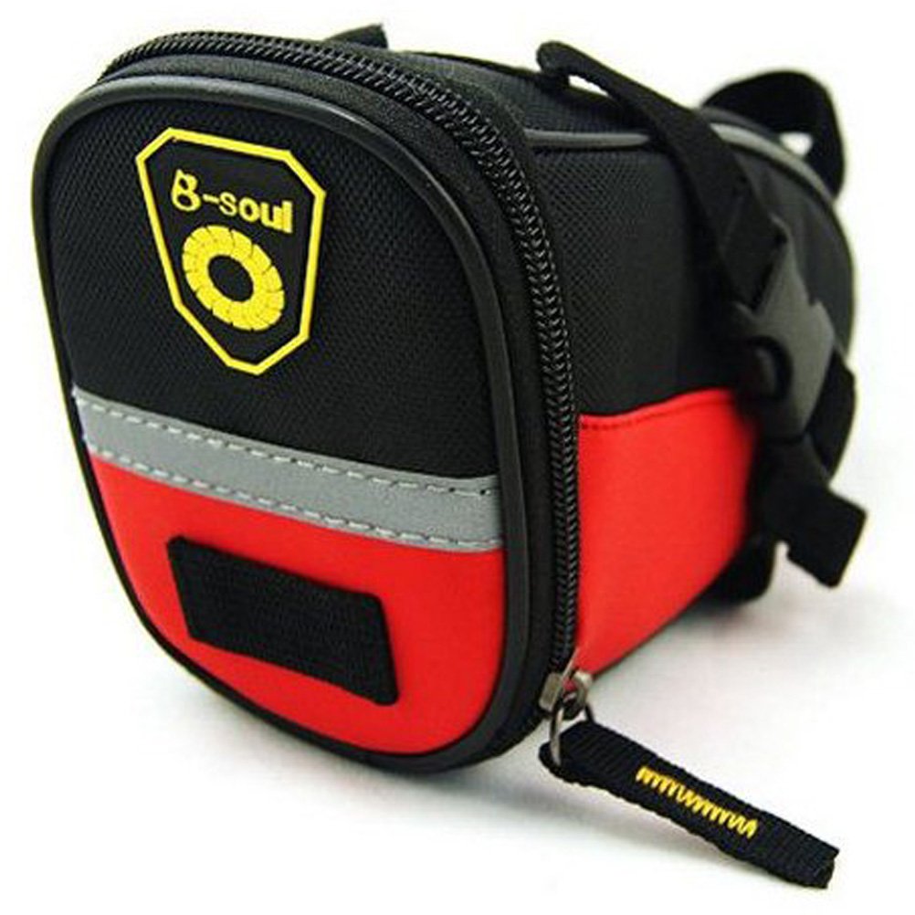 sponeed Cycling Bicycle Bike Saddle Seat Bag Tail Bags Rear Pouch MTB Cycling Accessories Red