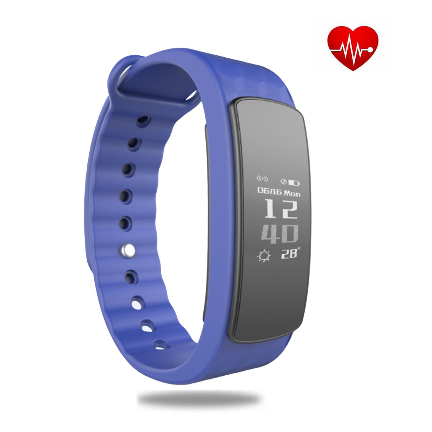veriya Bluetooth Smart pulsera con monitor de frecuencia cardíaca rastreador de actividad