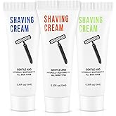 30 Shaving Cream Bulk Travel 10ml/0.35fl oz,Disposable Shaving Cream in Bulk Travel Shave Cream for Hotel Homeless,Jasmine,White Tea and Verbena