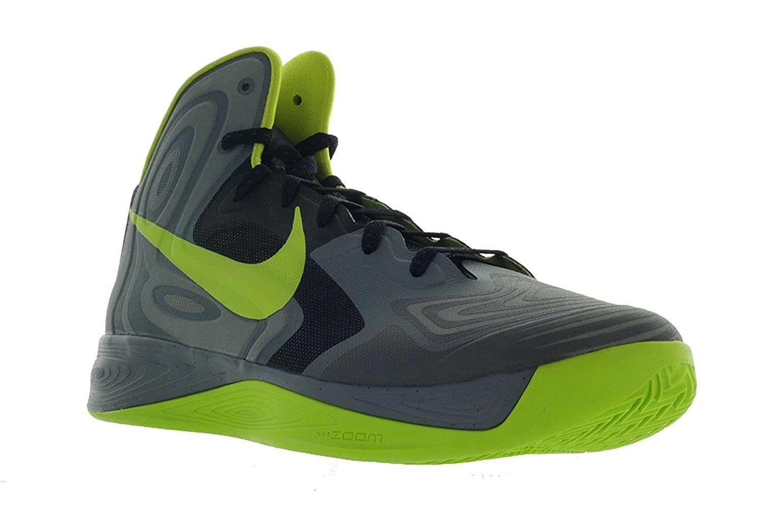 nike lime green and black shoes