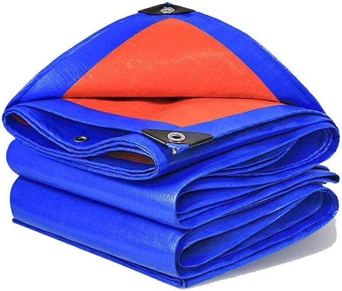Heavy Duty Waterproof Tarp MultiPurpose Blue Tarpaulin with Grommets