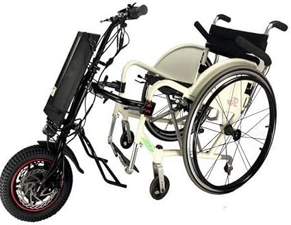 electric attachable handcycle for wheelchair