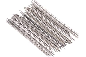 Q-XIAOKEAI,Guitar Fret Wire Metal Brass Cupronickel 2mm 19pc Classic Silver
