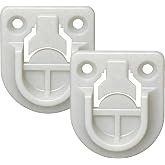 Replacement Brackets Compatible with IKEA Pax Komplement Closet System &ndash; White Closet Rod Holders, Durable &amp; Practical (2‑Pack)