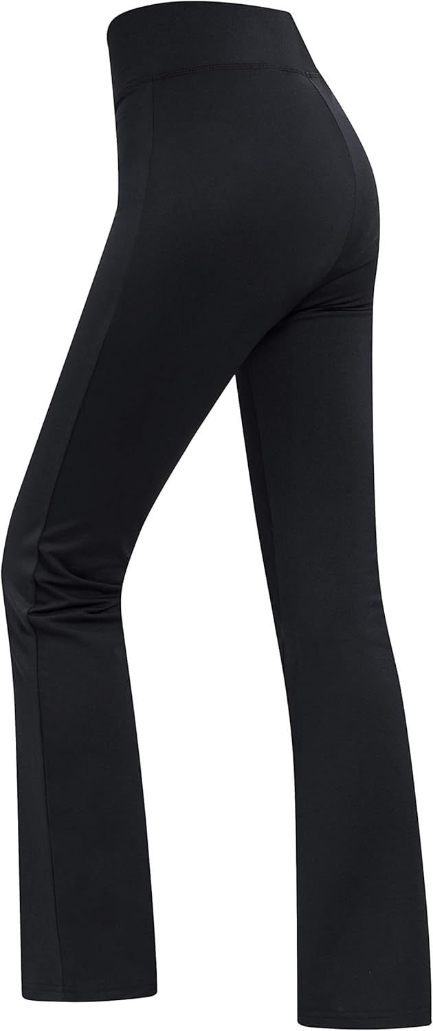 SPECIALMAGIC Women's Yoga Bootcut Pants Stretch Dry Fit Wide High