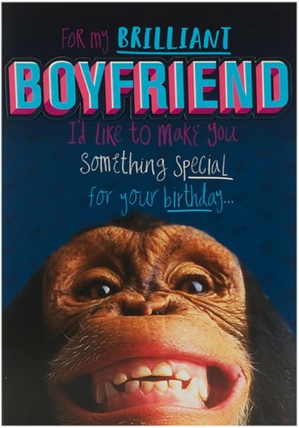 Hallmark Biglietto Per Auguri Di Compleanno Per Fidanzato Stile Umoristico 3d In Lingua Inglese Amazon It Cancelleria E Prodotti Per Ufficio