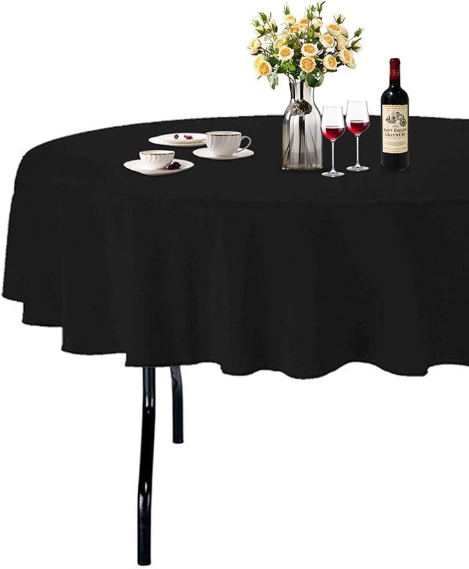 ABCCANOPY Round Tablecloth 72" Inch Round Table Cloths for