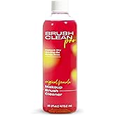 Original Rose Makeup Brush Cleaner - Professional Cleanser for Makeup Brushes - Quick-Drying, Rinse-Free Formula - Removes Stubborn Waterproof Make Up, 16 oz