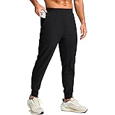 Soothfeel Men's Jogger Pants with Zipper Pockets Lightweight Athletic Workout Pants Gym Golf Joggers for Men Track Running