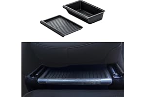 AUTOYAYO Under Seat Storage Organizer with Lid Cover for Tesla Model Y 2020-2023, Car Storage Box, Front Under Seat Hidden Drawer Storage Box, Hidden Tray Car Storage Bin, Tesla Model Y Accessories