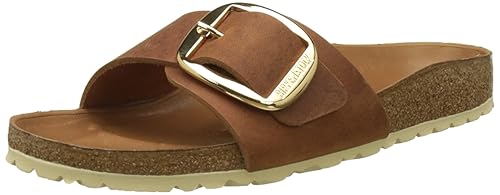 birkenstock big buckle cognac 38