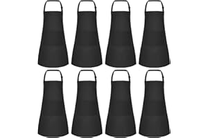 MEEZY Kids Apron with Pockets Adjustable Painting Apron Art Apron Toddler Chef Aprons for Painting Cooking Crafts Baking