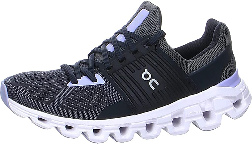 Photo 1 of On Women's Cloudswift Sneakers, Magnet/Lavender, Black, 8 Medium US