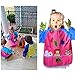 WXBOOM 4Pcs Kids Waterproof Art Smock Children's Art Aprons Long Sleeve with 3 Pockets
