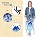 Ababalaya 3D Print Drawstring Backpack Rucksack Shoulder Bags Gym Bag, Blue Mandala