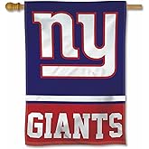 NY Giants Two Sided House Flag