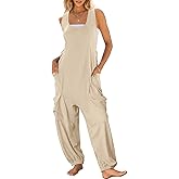 ANRABESS Women Overalls Jumpsuits Loose Casual Dressy Sleeveless Baggy Harem Pants Romper Jumpers 2026 Trendy Summer Outfits