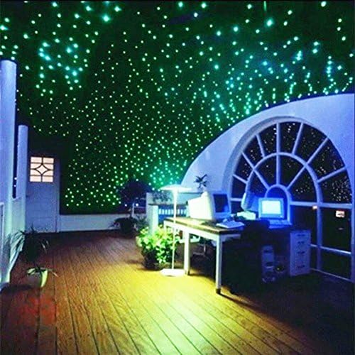 Small 3D Glow In The Dark Stars - 200Pcs , Luminous Ceiling Wall Stickers, Kids Bedding Room Decoration DIY