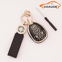 Koaudb Car Key Fob Cover for Chevy Traverse Tahoe