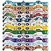 24 Count Holiday Specs Christmas 3D Glasses Turn Holiday lights into magical images includes Penguin Gingerbread Candy Cane Feliz Navidad Santa Angel Elf Reindeer Snowman Stars Snowflake and Surprise