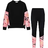 GRACE KARIN Girls Clothes Sweatshirt for Teen Girls Fashion Outfits Sweapants Leggings Tracksuit Clothing Set Size 5-14
