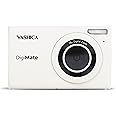 Yashica DigiMate 4K Digital Camera - 18X Zoom, Supports Micro SD Cards, Mini Camera for Teens - Off White