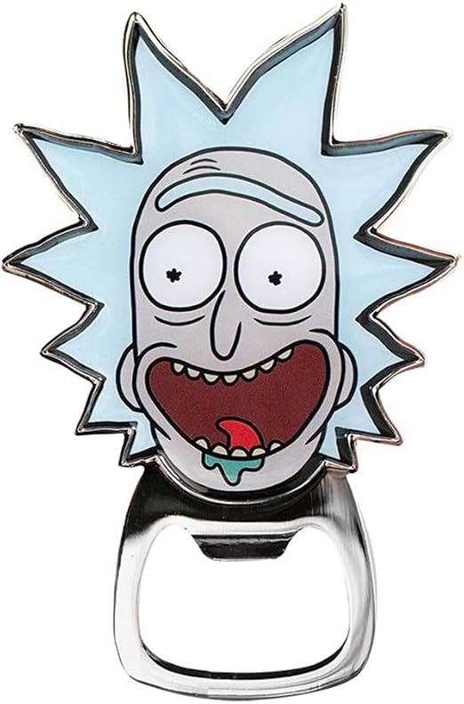 Amazon Com Rick And Morty Rick Magnetic Bottle Opener Kitchen