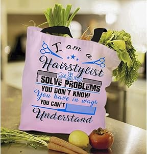 Amazon Com I Became A Haistylist Bags With Long Durable Handles