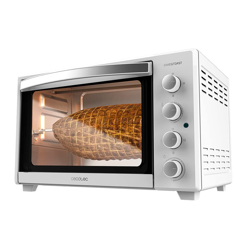 Cecotec-Horno-Sobremesa-de-Conveccion-BakeToast-4500-White-Gyro-2000-W-Capacidad-45-L-12-Funciones-Combinables