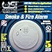 Universal Security Instruments 1204 Wire-In Smoke Alarm with Battery Backup (6 Pack)
