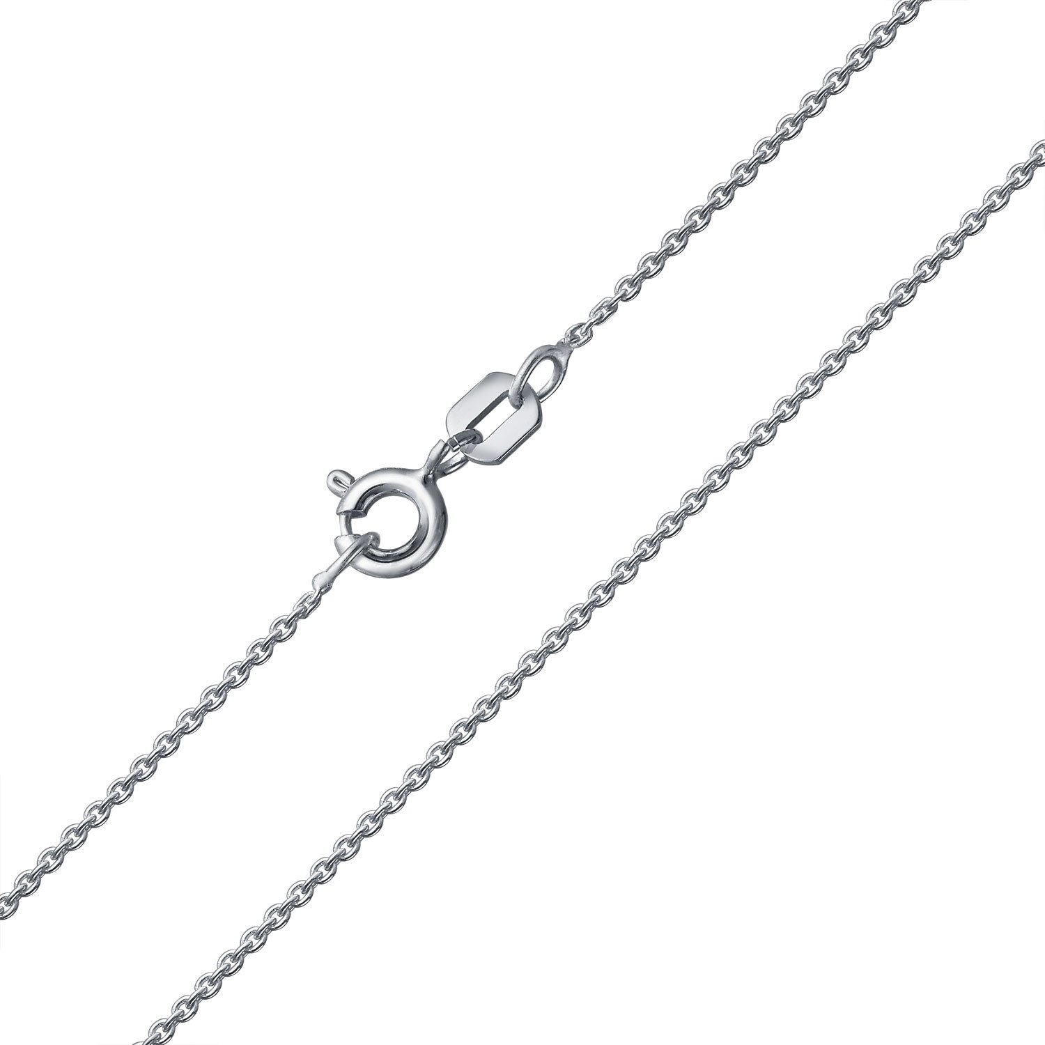 Bling Jewelry Classic Fine Thin 1 MM Strong Rolo Link Cable Chain Necklace for Women Men .925 Sterling Silver 16 Inch — image 1