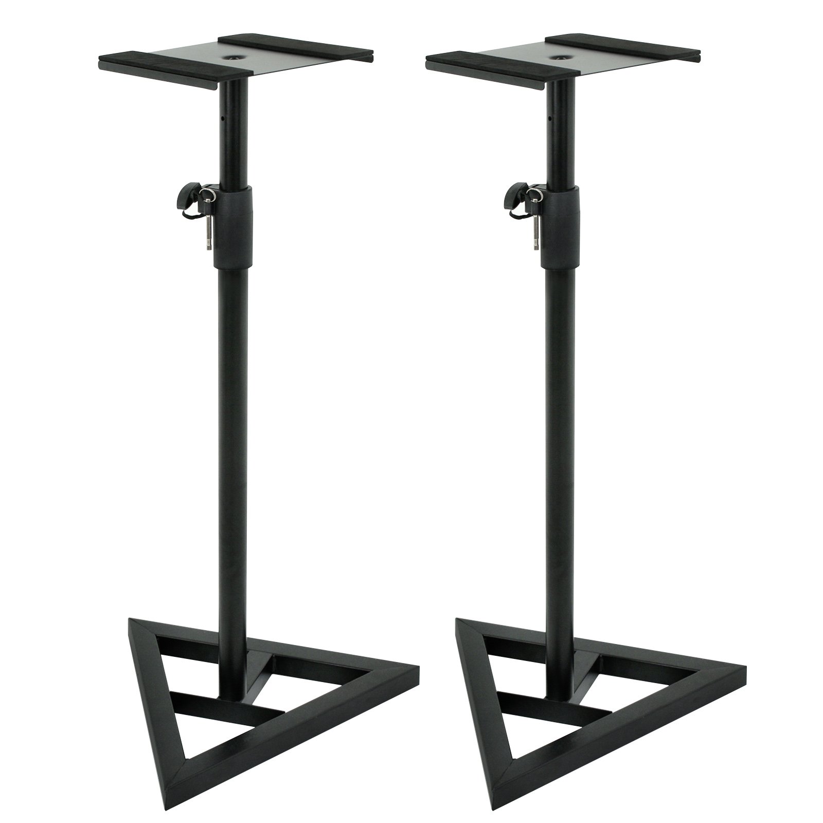 ZENY Pair of Studio Monitor Speaker Stands Height Adjustable Concert