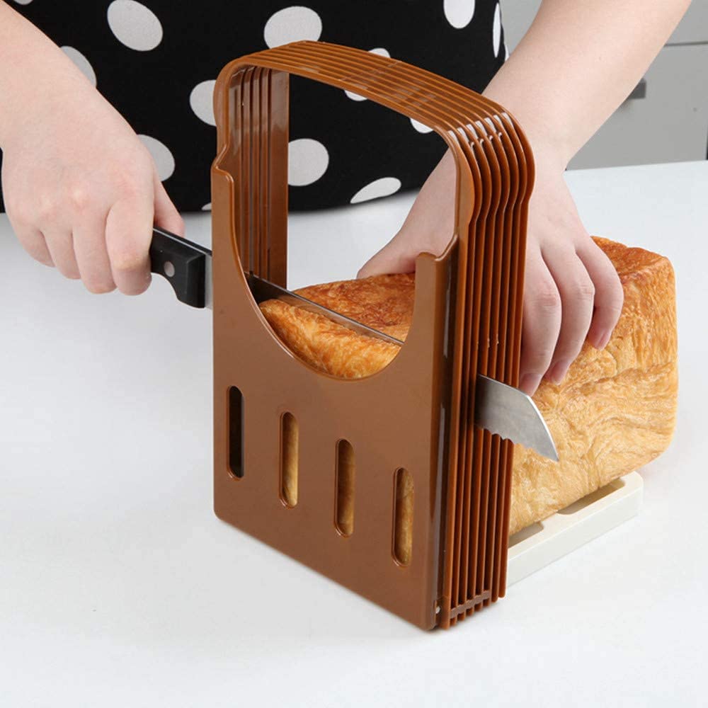 Buy HAPYSA Bread Slicer Foldable and Adjustable Bread Toast Slicer